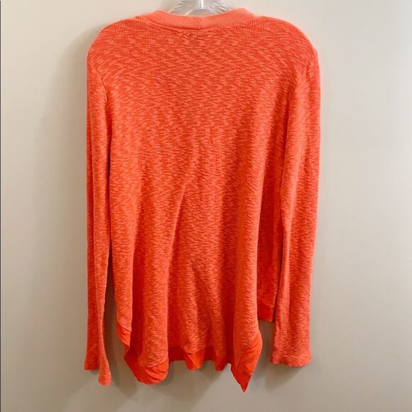 Anthropologie Left Of Center Evie Coral Cardigan - Picture 5 of 5